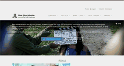 Desktop Screenshot of filmstockholm.se